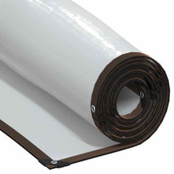 Vidaxl Prozirna cerada s ušicama za vezice 2x4 m polietilen