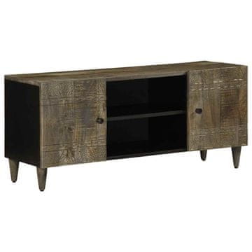 Vidaxl TV stalak svijetlosivi 105x33,5x46 cm masivno drvo manga