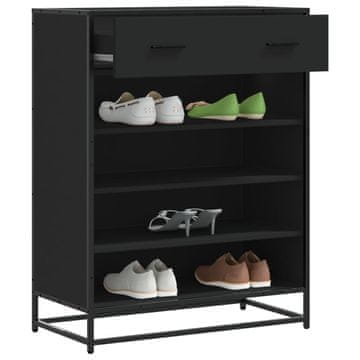Vidaxl Ormarić za cipele Crni 75x38x97,5 cm