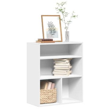 Vidaxl Polica, bijela, 60x30x71,5 cm, materijal na bazi drva