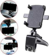 JOIRIDE® Kompaktni držač mobitela za ventilaciju, sigurni nosač bez bušenja za auto | DASHDOCK