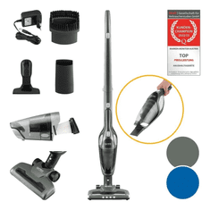 First Austria Sisavac uspravno prvo, 6kpa, 120w, 2v1, ciklon, crno-siv