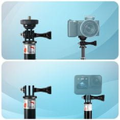 Tech-protect GA100 selfie štap za sportske kamere GoPro / DJI, crno