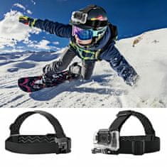 Tech-protect GA100 nosač za glavu za sportske kamere GoPro / DJI, crno