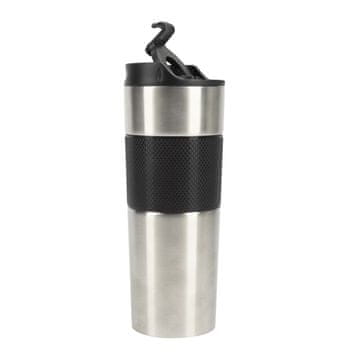 Bergner Termos šalica 460 ml od nehrđajućeg čelika, crna