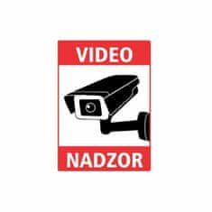 Tech Trade Naljepnica "VIDEO NADZOR" A5 (190x133) prozirna