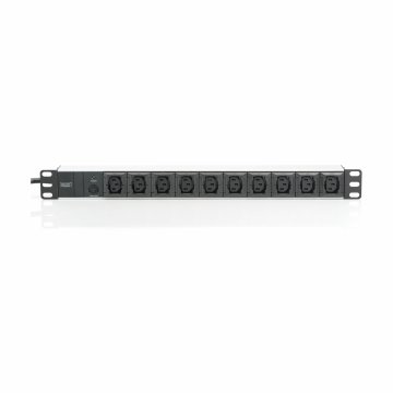 Digitus rack razdjelnik 10xEuro C13 ALU UPS crno/sivi DN-95404