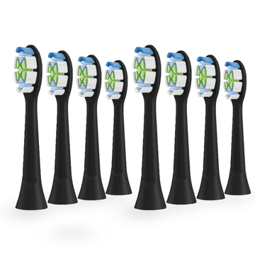 Ultrasonic Ultrasonic nastavci za Philips Sonicare W2 Optimal White, 8 komada, crni