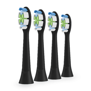 Ultrasonic Ultrasonic nastavci za Philips Sonicare W2 Optimal White, 4 komada, crni