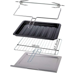 First Austria Prva 30L pećnica za pretvaranje električne energije, 2 x hob, 3200W