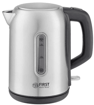 First Austria Prvi grijač vode 1,7L, 2200W, nehrđajući čelik; srebrno-crno