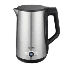 First Austria Prvi grijač vode 1,7L, 2200W, nehrđajući crni