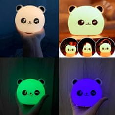 Luniks Otroška nočna lučka panda+ led daljinski upravljalnik