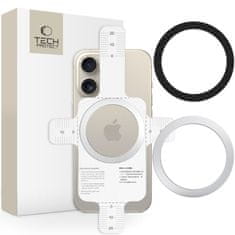 Tech-protect Magnetic magnetski držač za MagSafe 2kom, crno / srebro