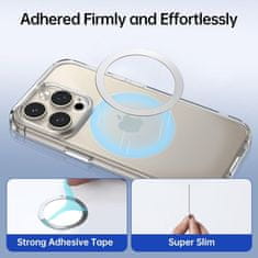 Tech-protect Magnetic magnetski držač za MagSafe 2kom, crno / srebro