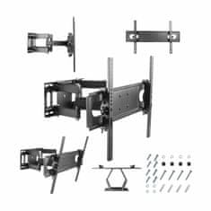 Gembird Zidni nosač za TV WM-70ST-01 crni