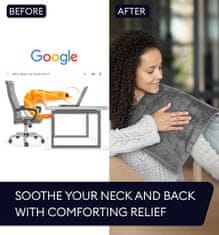 HOME & MARKER® Grijaća podloga za ublažavanje bolova – 3 razine grijanja, 30×60 cm, periva navlaka | WARMYGRAY