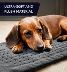 HOME & MARKER® Grijaća podloga za ublažavanje bolova – 3 razine grijanja, 30×60 cm, periva navlaka | WARMYGRAY