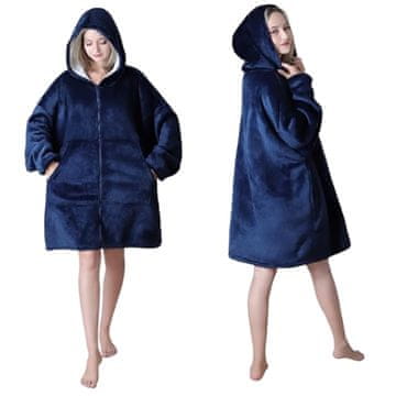 VIVVA® Topli pulover i deka s rukavima za djecu i odrasle, oversized | HOODZIE