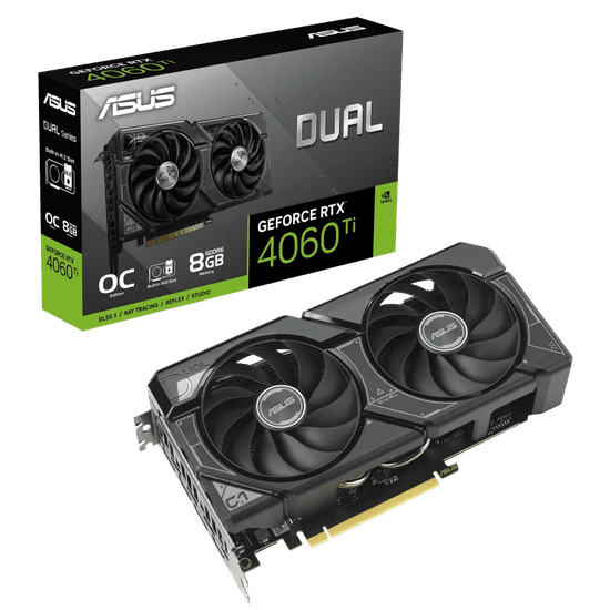 ASUS Dual GeForce RTX 4060 Ti SSD OC grafička kartica, 8 GB GDDR6 (90YV0JS0-M0NA00)