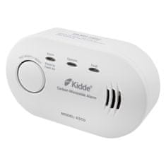 Kidde K5CO detektor ugljičnog monoksida | Kompaktni senzor plina s glasnim alarmom 85dB, LED indikacija i test tipka, baterijski javljalnik za maksimalnu sigurnost doma