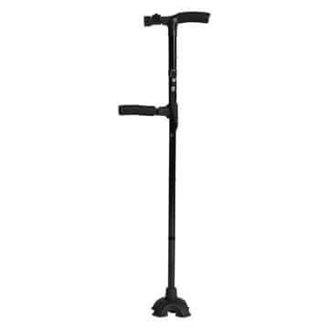 SOLFIT® Sklopivi hodajući štap s LED svjetlom i pivot vrhom za sigurnu šetnju | STEPRO