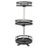 HOME & MARKER® 360° rotirajući metalni organizator s 3 sloja za kuhinju, ured i kupaonicu | SPINSTORE