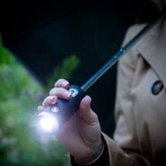 InnovaGoods Sklopivi Kišobran na Obrnuto Zatvaranje s LED Svjetlom Folbrella 