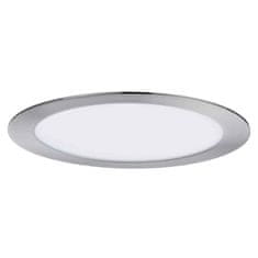 Paulmann SmartHome LED RGBW ugradbeni panel od brušenog željeza okrugli IP44