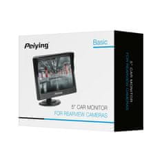Peiying 12-24V Univerzalni automobilski LCD monitor za obrnutu vožnju 5 "