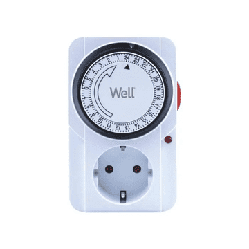 Well Timer Analog Well 04WL, 24h/15min, 16A, 3680W, IP20, White