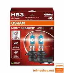 Osram HALOGENA ŽARULJA HB3 9005NL-2HB NIGHT BREAKER LASER 60W P20d 2HB