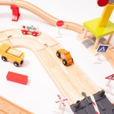 Aga4Kids Drvena željeznička staza 32 dijela DS5643