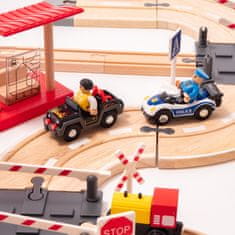 Aga4Kids Drvena željeznička staza 30 dijelova DS5644