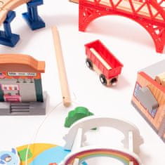 Aga4Kids Drvena željeznička staza 30 dijelova DS5646