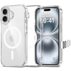 Tech-protect FlexAir Hybrid CC MagSafe maska za iPhone 16, proziran