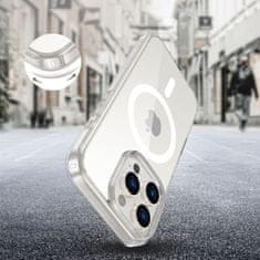Tech-protect FlexAir Hybrid CC MagSafe maska za iPhone 16 Pro, proziran
