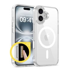 Tech-protect FlexAir Hybrid CC MagSafe maska za iPhone 16, proziran