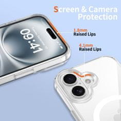 Tech-protect FlexAir Hybrid CC MagSafe maska za iPhone 16, proziran