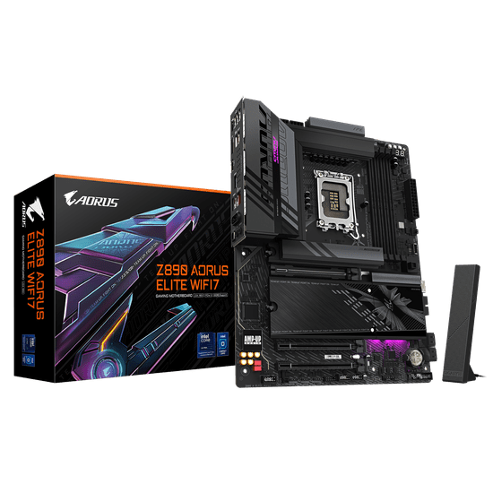 Gigabyte Matična ploča Z890 Aorus Elite, Intel Z890, 4xDDR5, 4xM.2, 4xSATA, 2.5Gb LAN, WiFi 7 (Z890 A ELITE WIFI7)