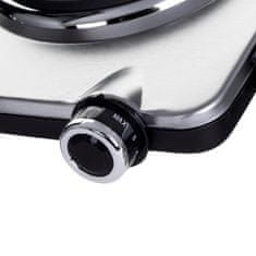 Clatronic Clatronic DKP 3668 E Dvostruka ploča za kuhanje, crna/inox