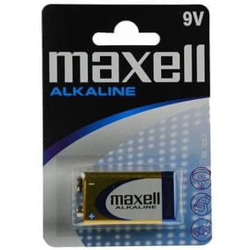 Maxell MAXELL 9V baterija (6LR61) alkalna, 1 kom