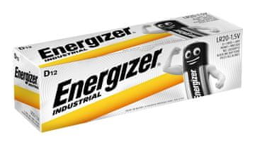 Energizer ENERGIZER INDUSTRIAL PRO D LR20 ALKALNE BATERIJE, 1.5V, 12 KOMADA