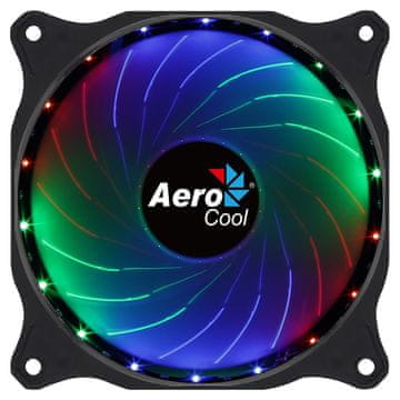 Aer Aerocool COSMO 12FRGB PC ventilator 12cm LED RGB crni