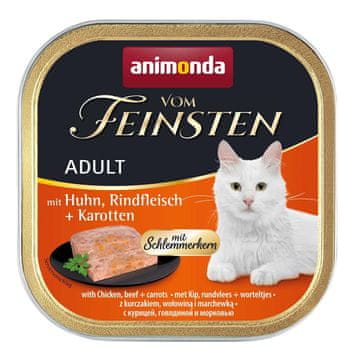 Animonda Animonda vom feinsten classic cat piletina, govedina i mrkva - mokra hrana za mačke - 100g