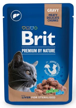 Brit BRIT Premium Cat Liver Sterilised mokra hrana za mačke (100g)
