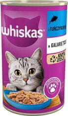 Whiskas Whiskas adult s tunom u želeu - mokra hrana za mačke - konzerva - 400 g