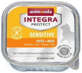 Animonda ANIMONDA Integra Protect Sensitive, puretina s rižom - mokra hrana za mačke - 100g