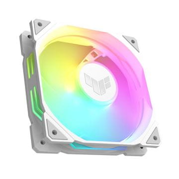 slomart ASUS TUF GAMING TR120 ARGB REVERSE ventilator (1 kom) - bijeli