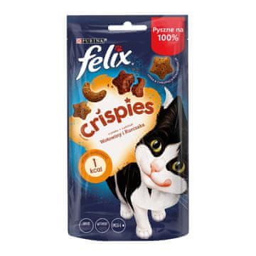 slomart Felix crispies govedina, piletina - poslastica za mačke - 45 g